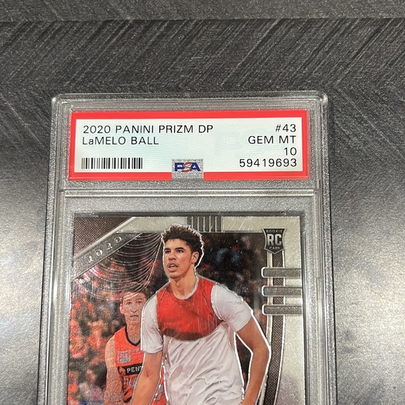 Lamelo Ball - 2020 Panini Prizm DP RC PSA Gem Mint 10 - Picture 2 of 6